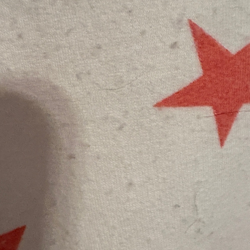 7th Ray Red and White Star Print Top - Picture 5 of 5